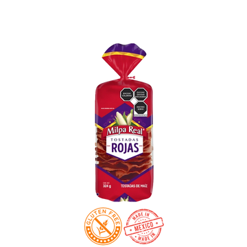 Tostadas Rojas Milpa Real 324g