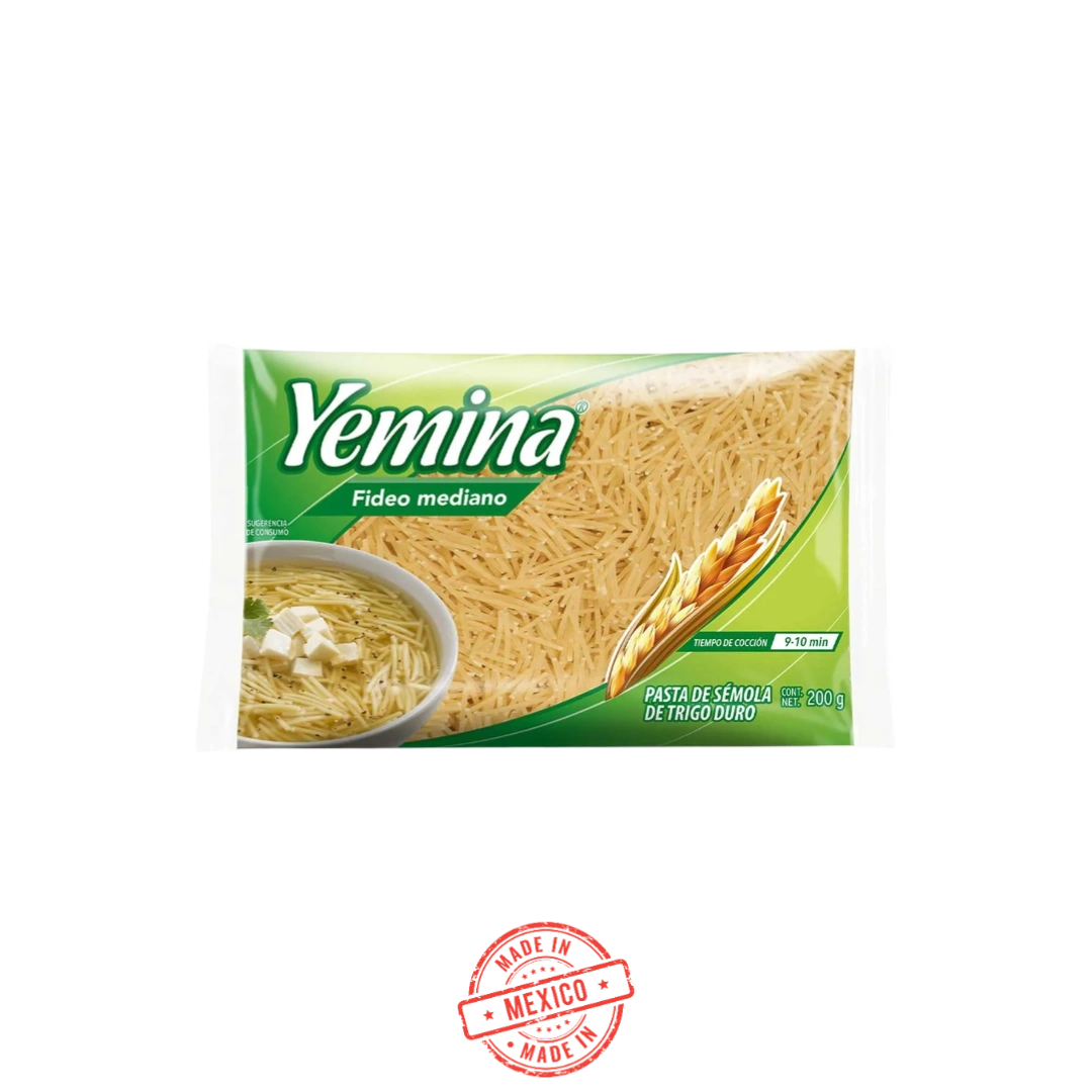 Sopa de Fideo Mediano Yemina 200g