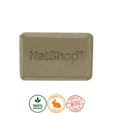 Jabón Corporal Arcilla y Árnica Orgánico NatShop 100g