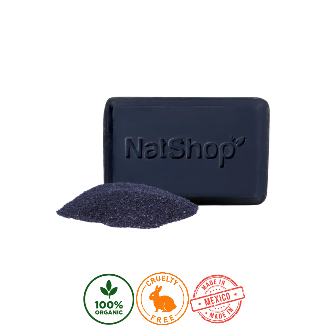 Jabón Corporal Carbón Activado Orgánico NatShop 100g