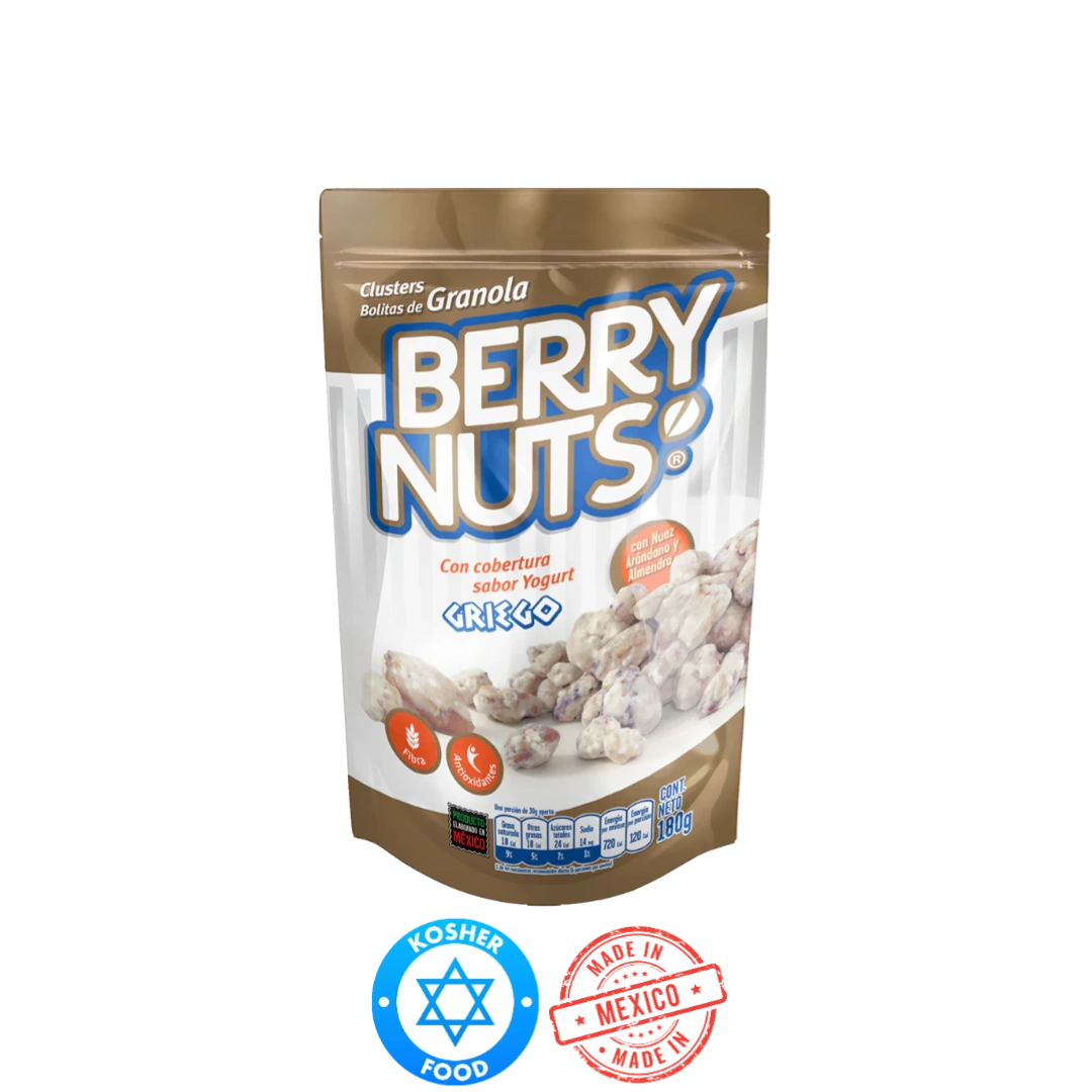 Clusters Bolitas de Yogurt Griego Berry Nuts 180g