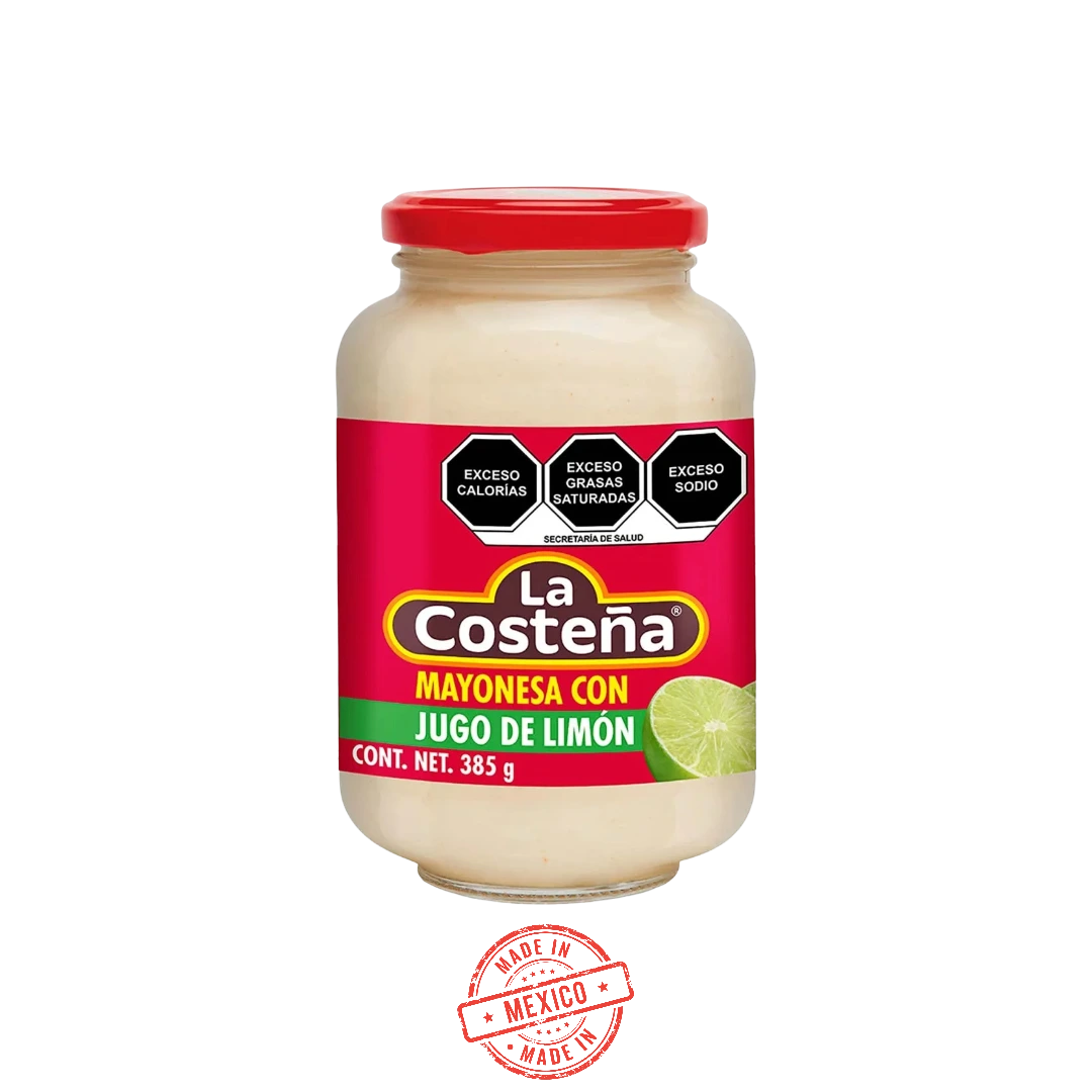Mayonesa con Jugo de Limon Reducida en Grasa La Costeña 385g