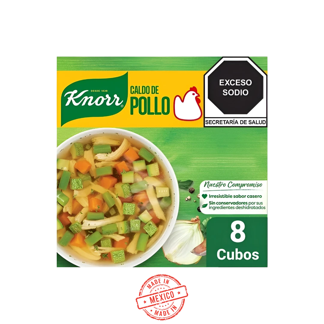 Caldo de Pollo Knorr Suiza 8 Cubos