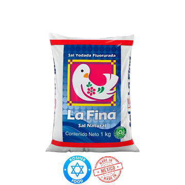 Sal Yodada Fluorurada La Fina 1kg