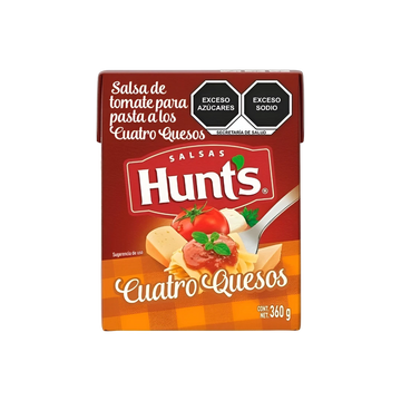 Salsa para Pasta de Tomate Cuatro Quesos Hunts 360g