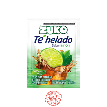 Saborizante de Agua Te Helado sabor Limon Zuko 13g