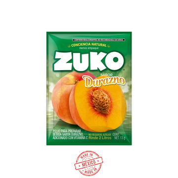 Saborizante de Agua sabor Durazno Zuko 13g