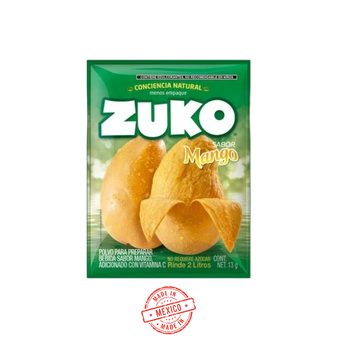 Saborizante de Agua sabor Mango Zuko 13g