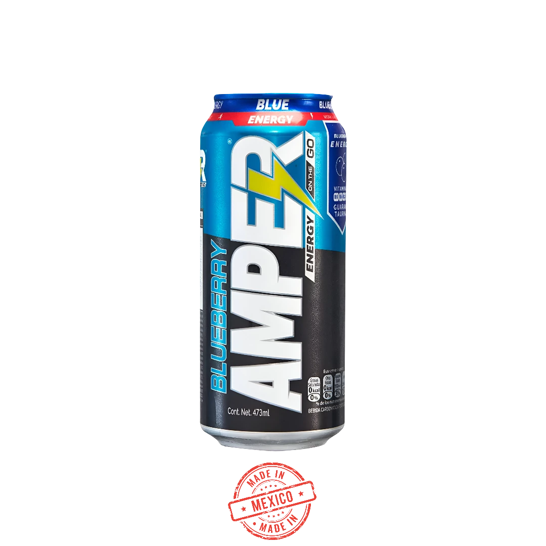 Bebida Energizante Amper Blueberry 472ml