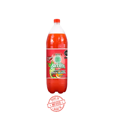 Refresco de Ponche Tropical Barrilitos 2L