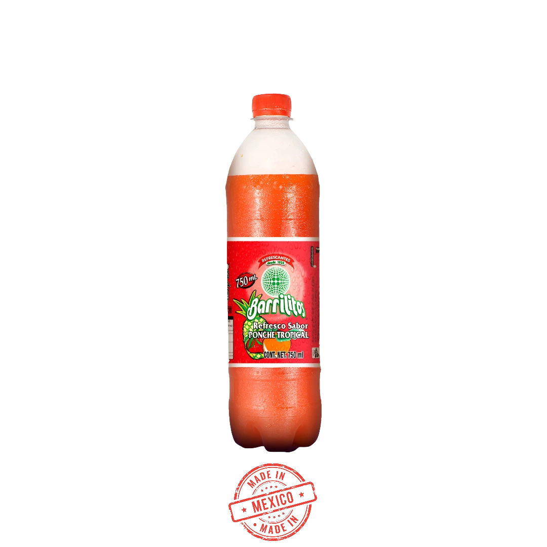 Refresco de Ponche Tropical Barrilitos 750ml
