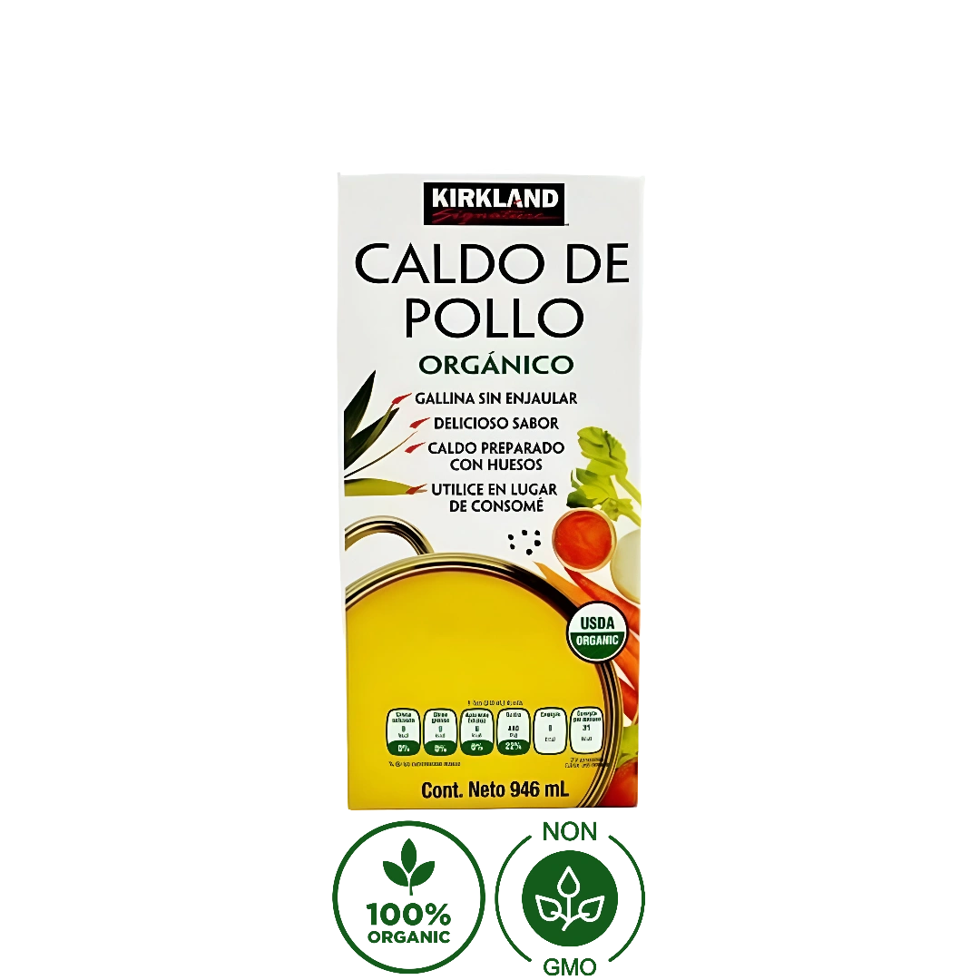 Caldo de Pollo Organico Kirkland 946ml