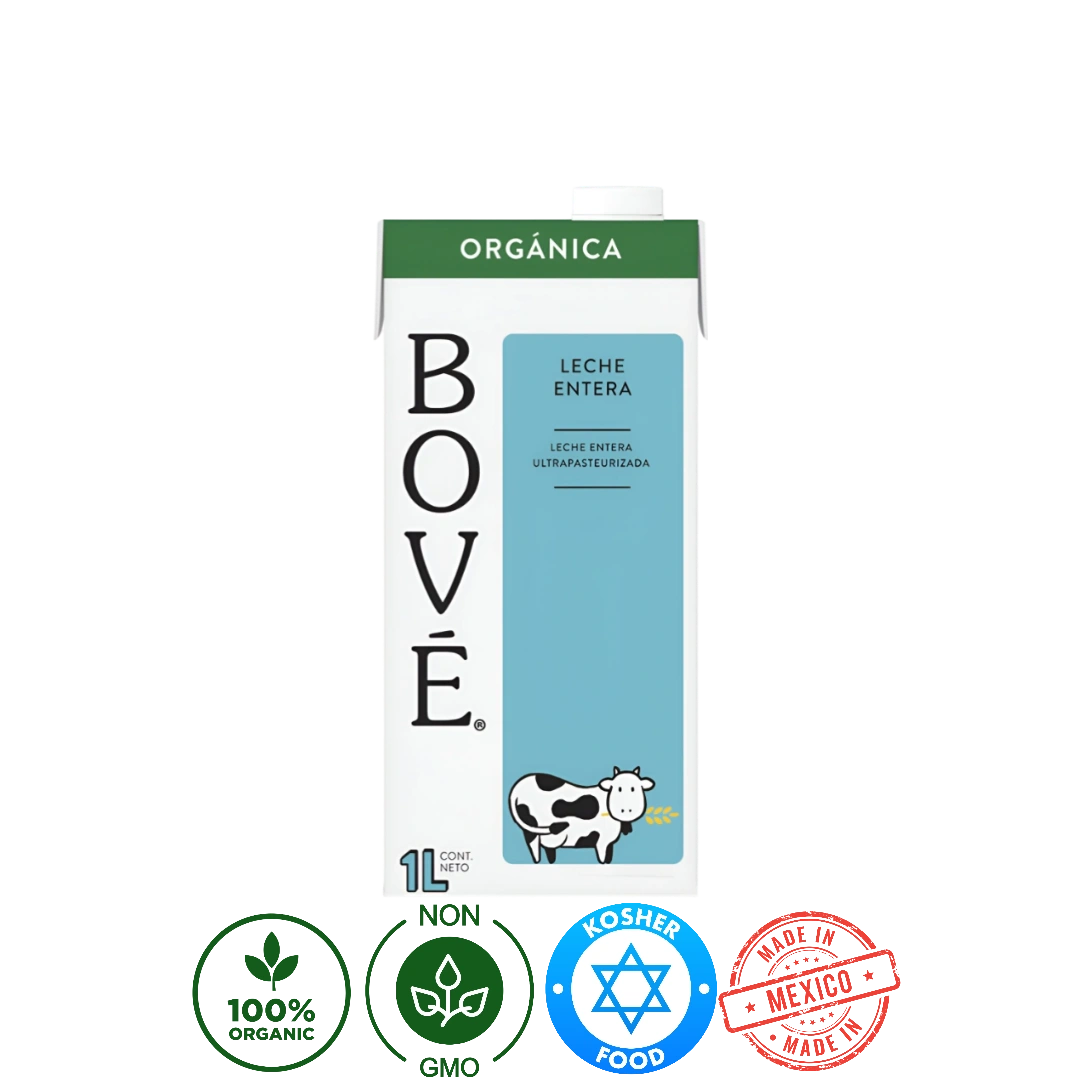 Leche Entera Orgánica Bové 1L