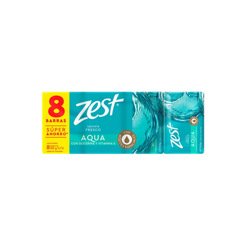 Jabon Aqua Zest Paq c/8 de 135g