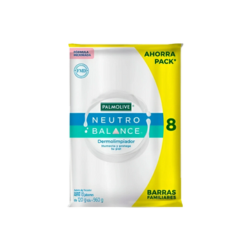 Jabon Neutro Balance Palmolive Paq c/8 de 100g