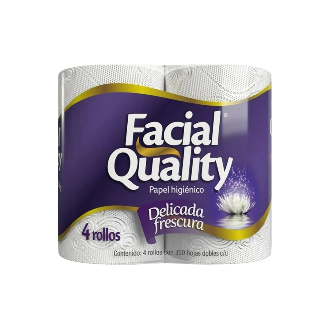 Papel Higiénico 4 Rollos Big Facial Quality