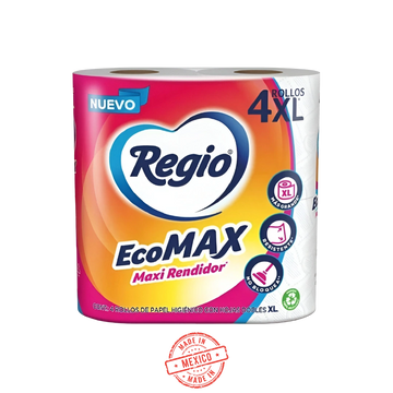 Papel Higiénico EcoMax 4 Rollos Regio