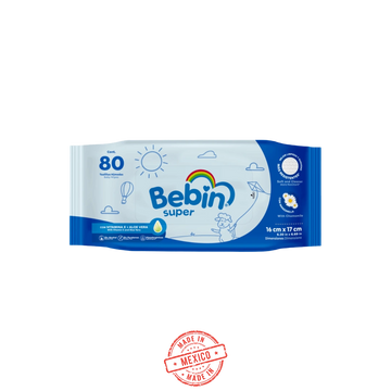 Toallita Humeda Bebin Super con 120 hojas