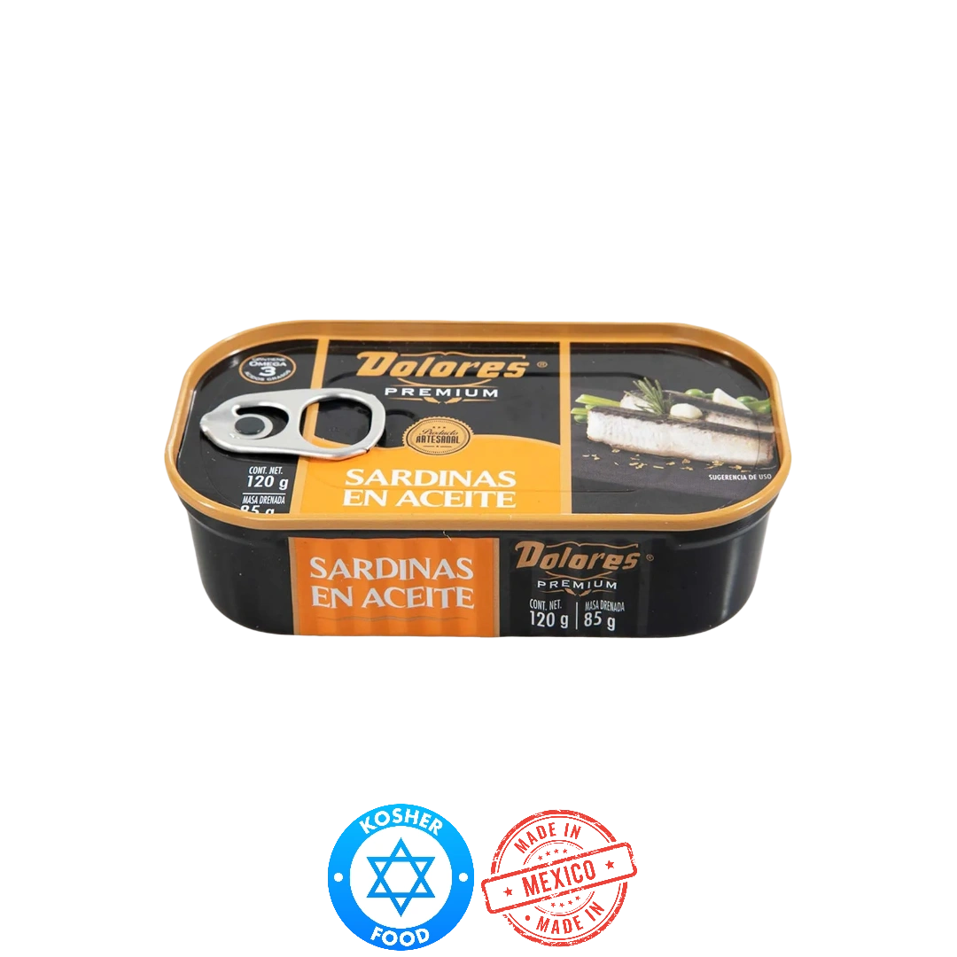 Sardinas Premium en Aceite Dolores 120g