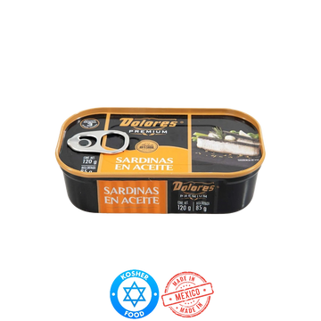 Sardinas Premium en Aceite Dolores 120g