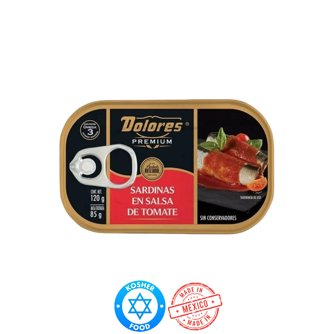 Sardinas Premium en Salsa de Tomate Dolores 120g