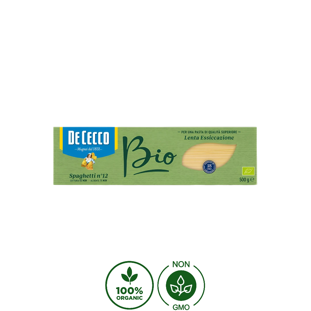 Pasta Bio Spaguetti de Semola De Cecco Orgánica 500g