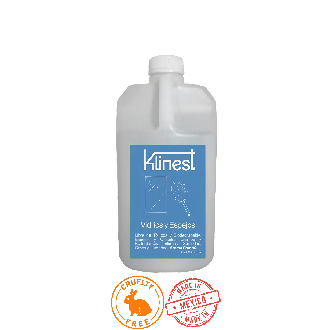 Limpiador de Vidrios y Espejos Aroma Bambú Klinest 2L