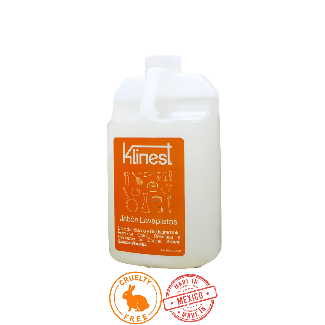 Jabón Lavaplatos Aroma Sándalo y Naranja Klinest 2L
