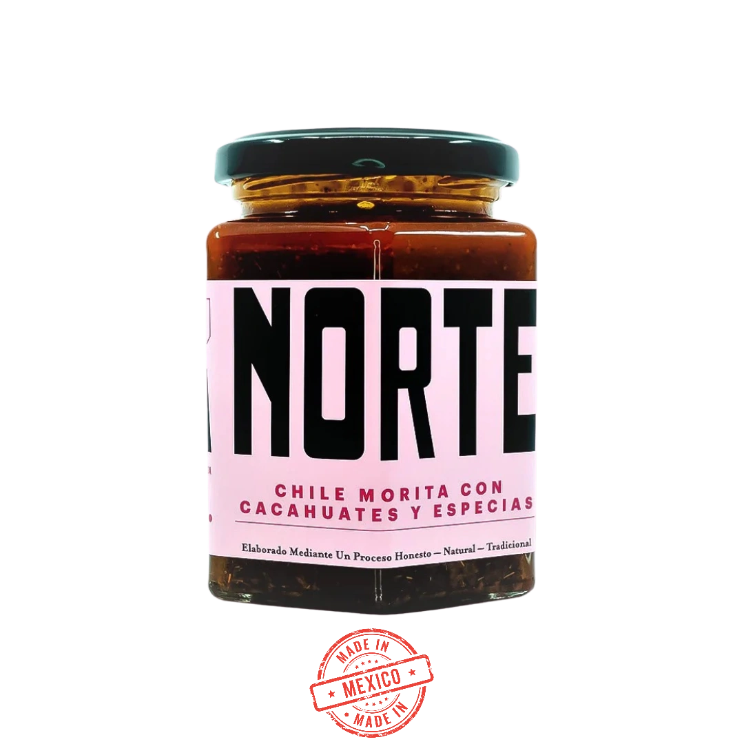 Salsa Chile Morita con Cacahute y Especias Norte 270g