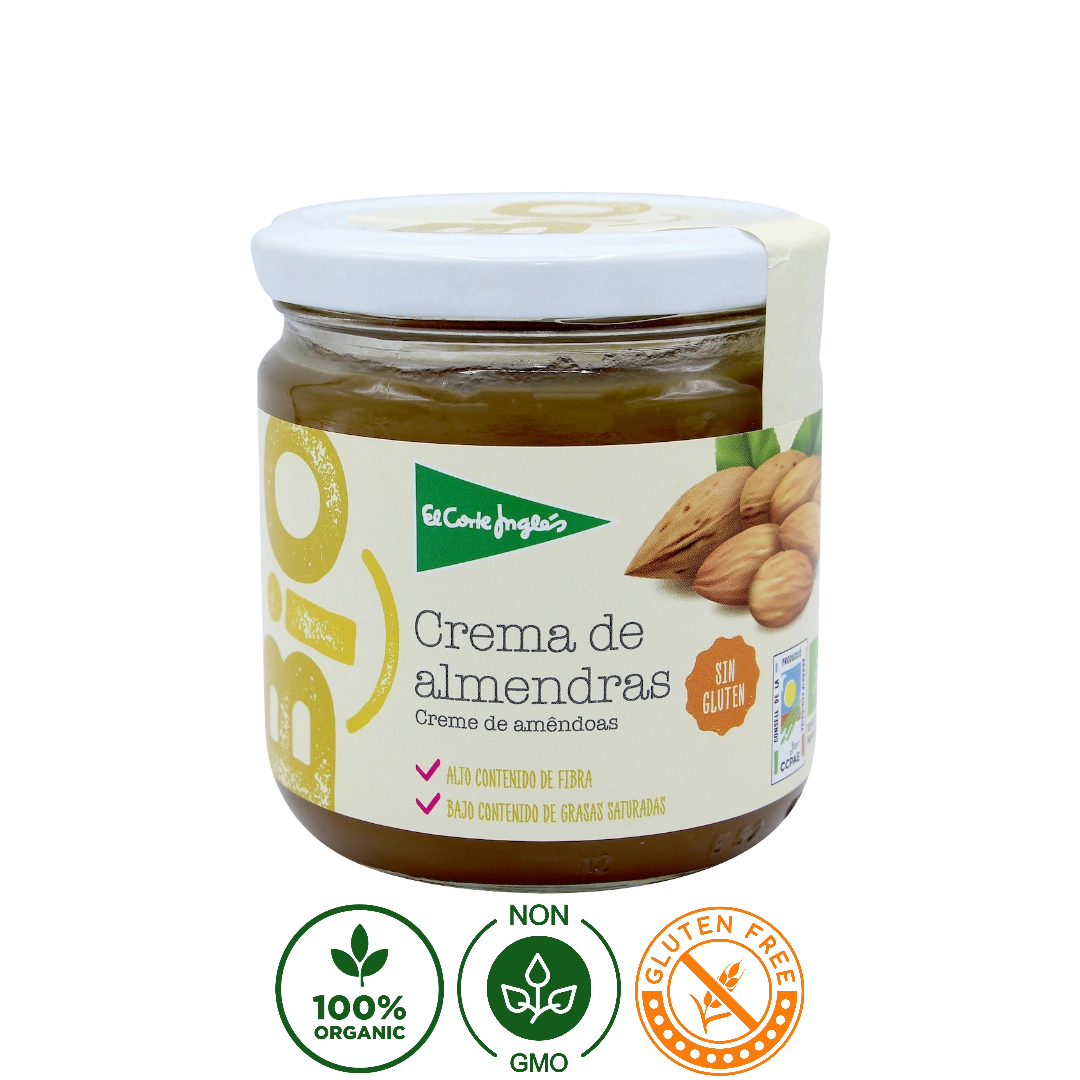 Crema de Almendra Sin Gluten El Corte Ingles 330g