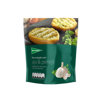 Pan Tostado con Ajo y Perejil El Corte Inglés 160g