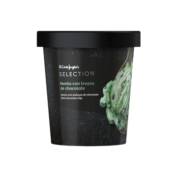 Helado de Menta con Trozos de Chocolate El Corte Inglés 500ml