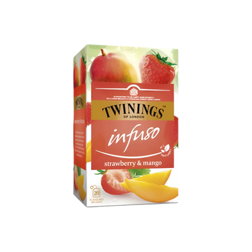 Té Infusión Fresa y Mango Twinings 20 Sobres