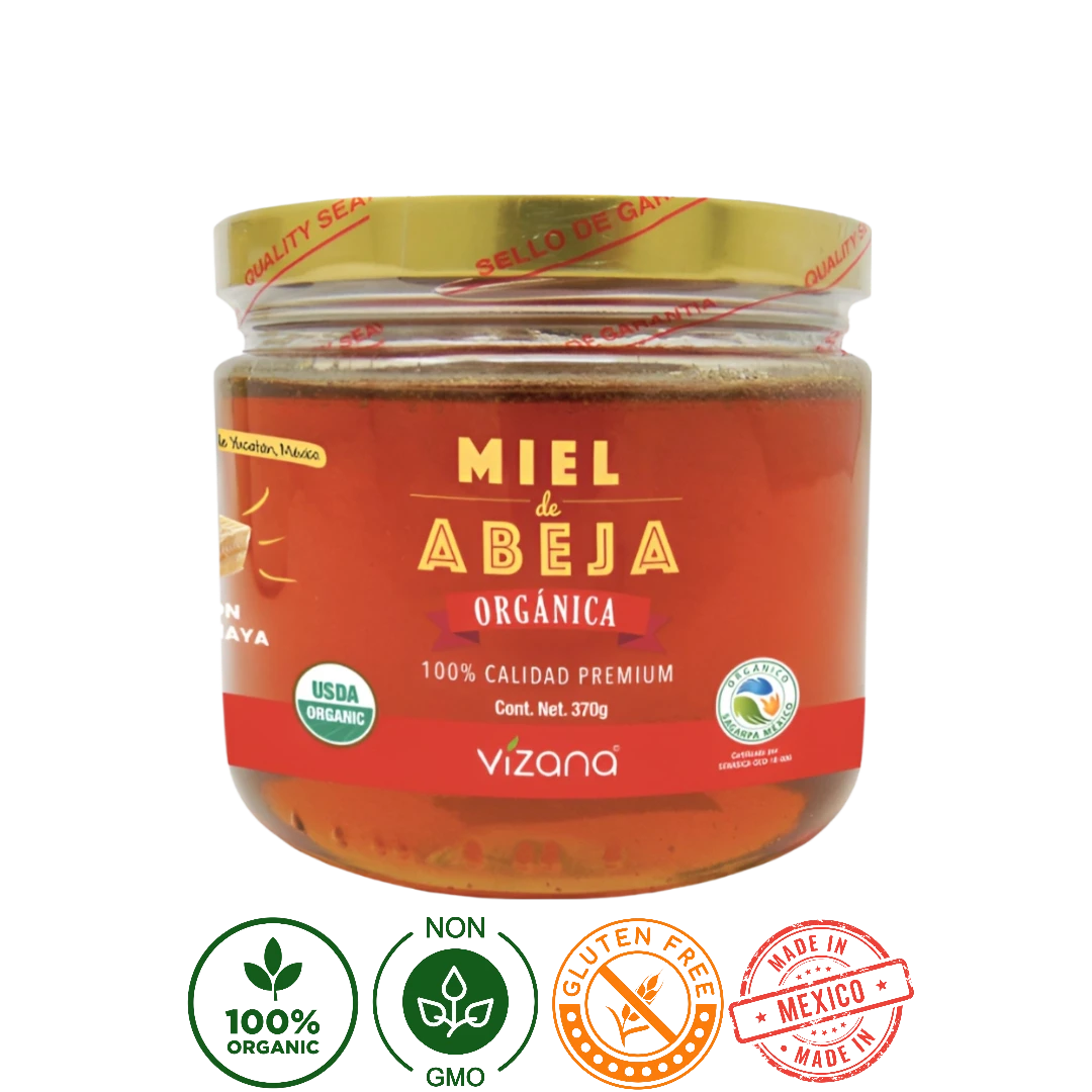 Miel de Abeja Orgánica Vizana 370g