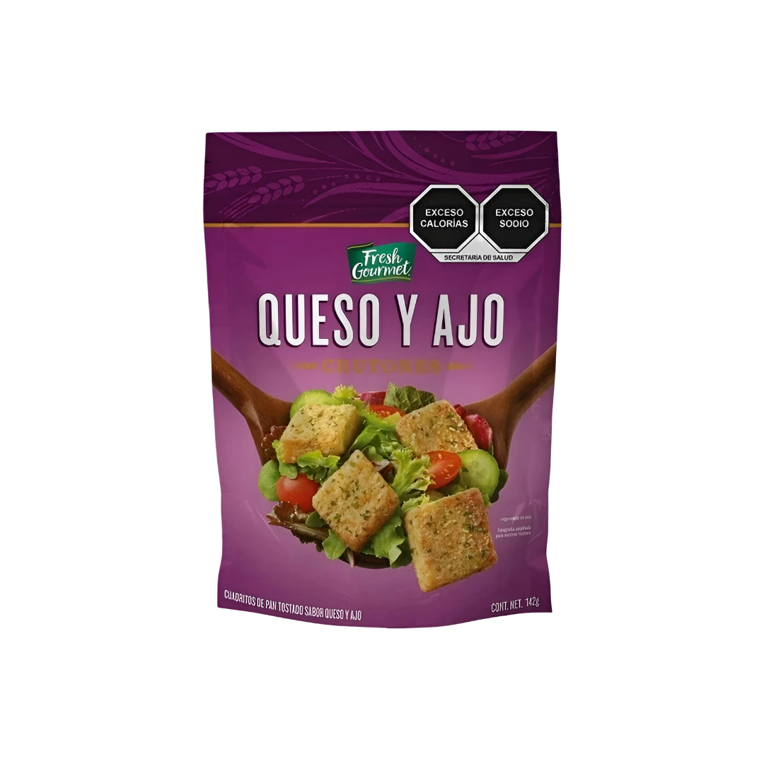 Crutones de Queso y Ajo Fresh Gourmet 142g
