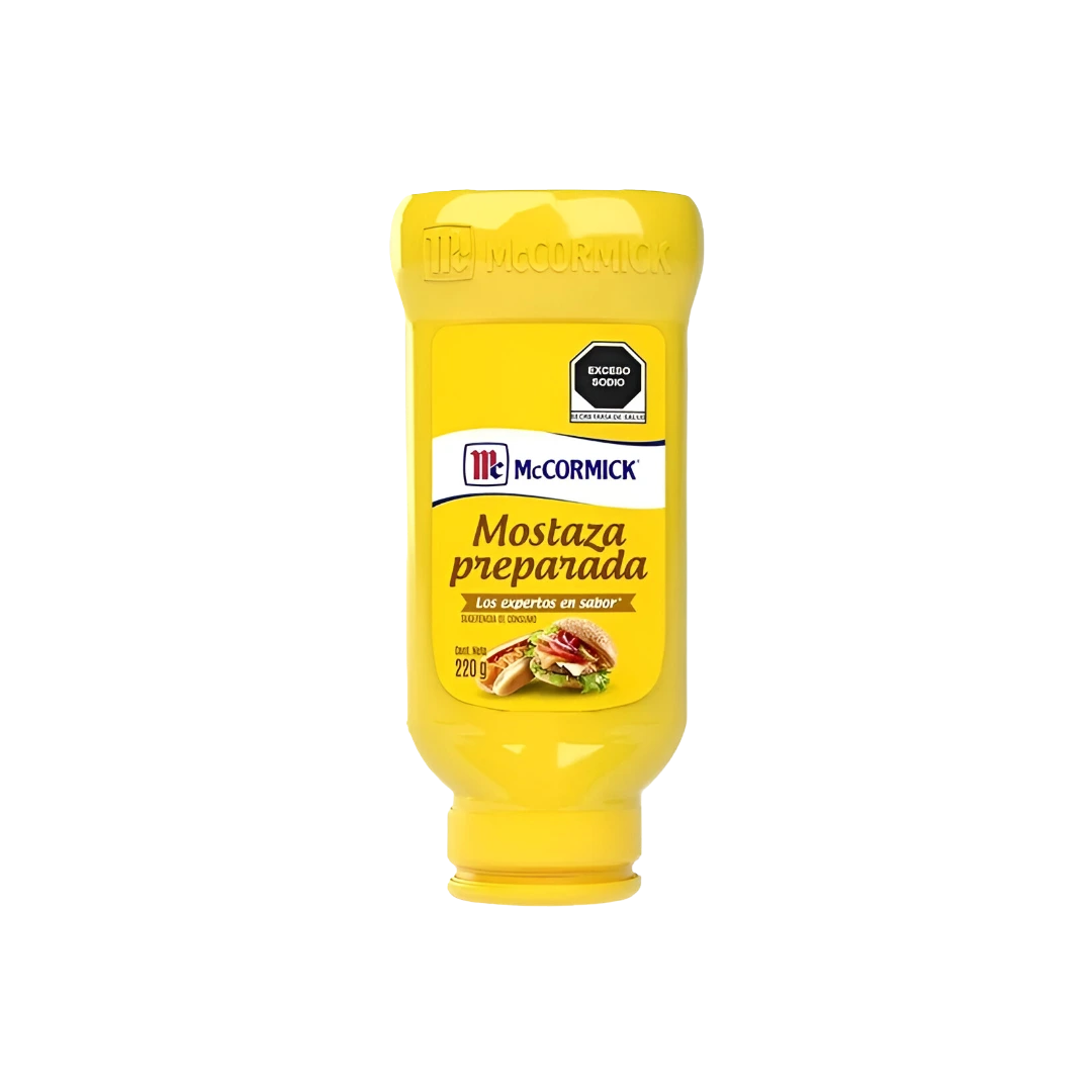 Mostaza Preparada Squeeze McCormick 220g