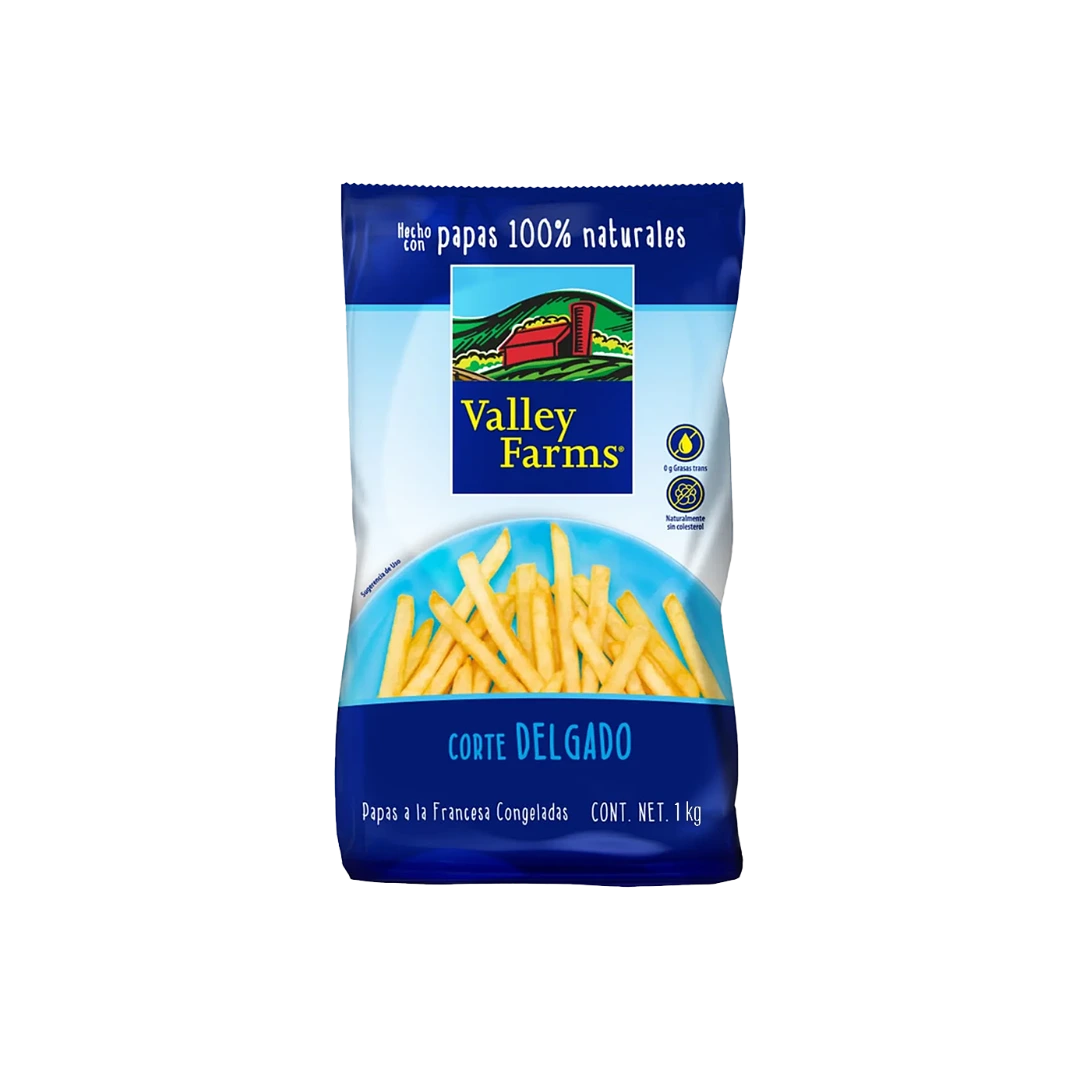 Papas a la Francesa Corte Delgado Valley Farms 1Kg