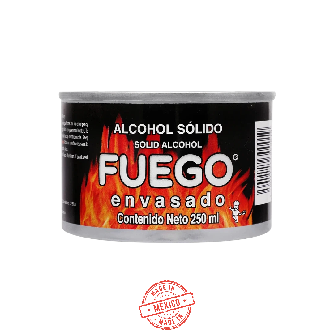 Fuego Envasado Alcohol Solido 250 ml