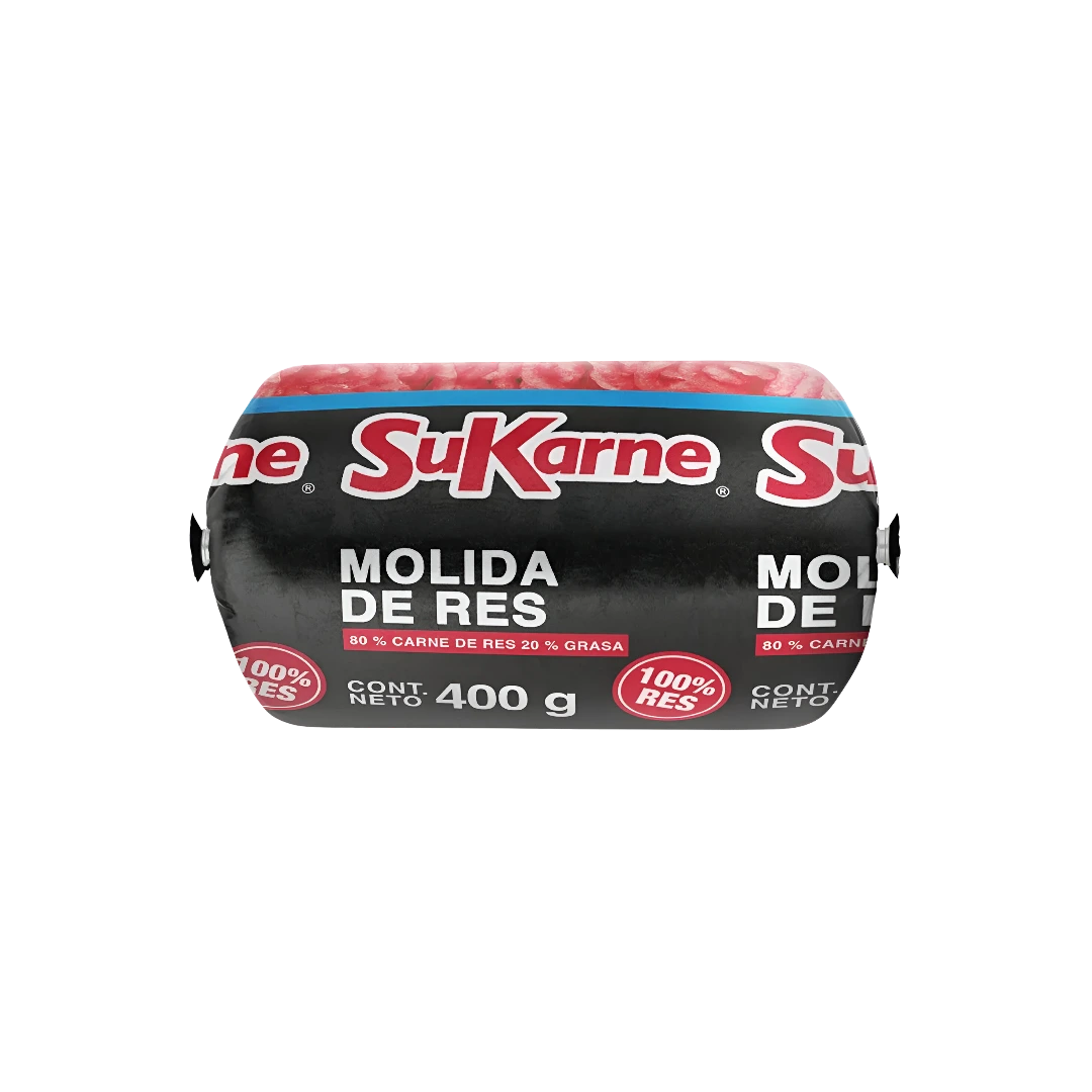 Carne Molida de Res 80/20 SuKarne 400g