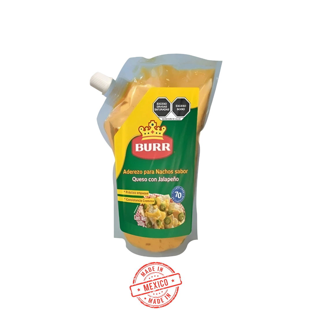 Aderezo para Nachos con Jalapeño Burr 500g
