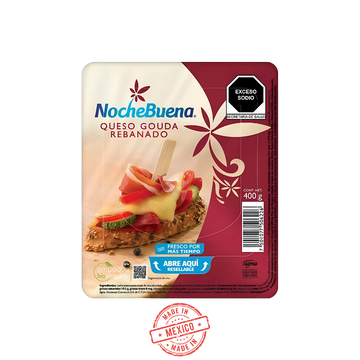 Queso Gouda Rebanado Nochebuena 400g