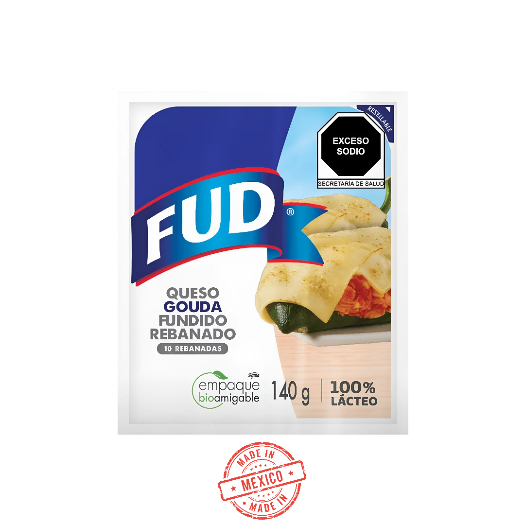 Queso Gouda Rebanadas Fud 140g