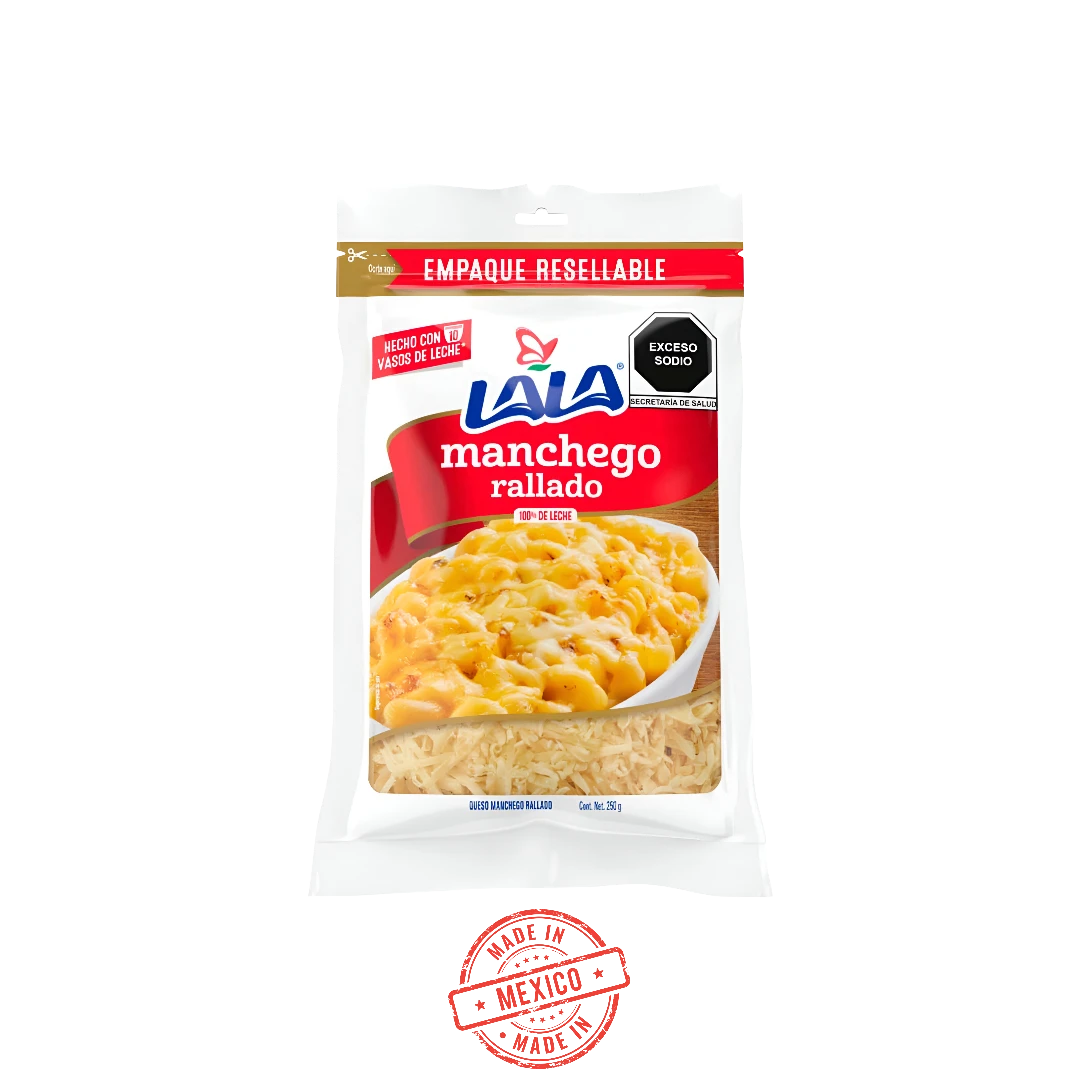 Queso Manchego Rallado Lala 250g
