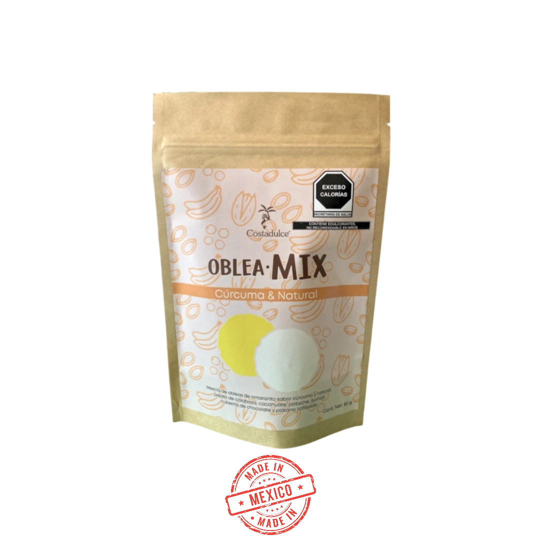 Oblea Mix Cúrcuma & Natural Costadulce 80g
