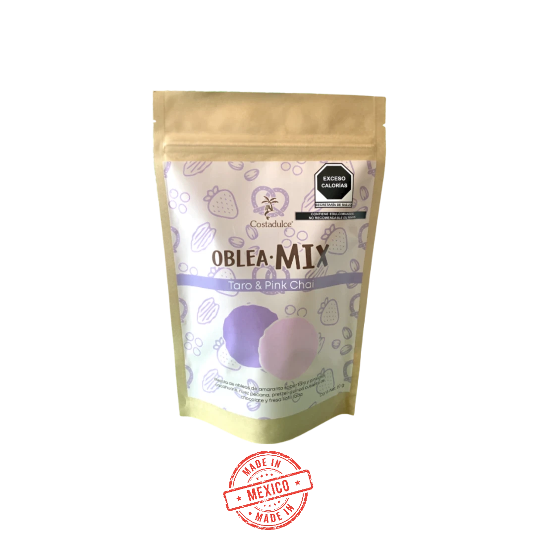 Oblea Mix Taro & Pink Chai Costadulce 80g