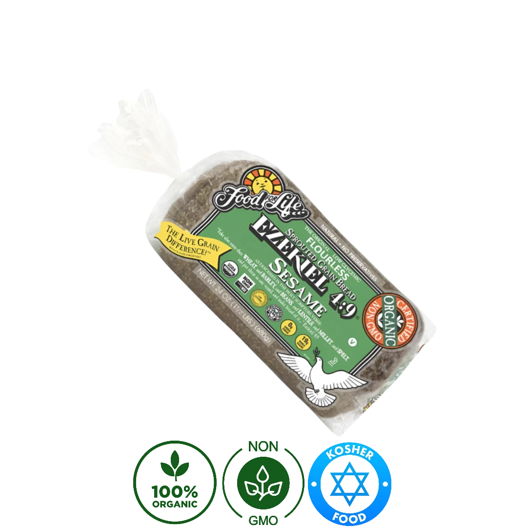 Pan Ezekiel 4:9 Sésamo Orgánico Food For Life 680g