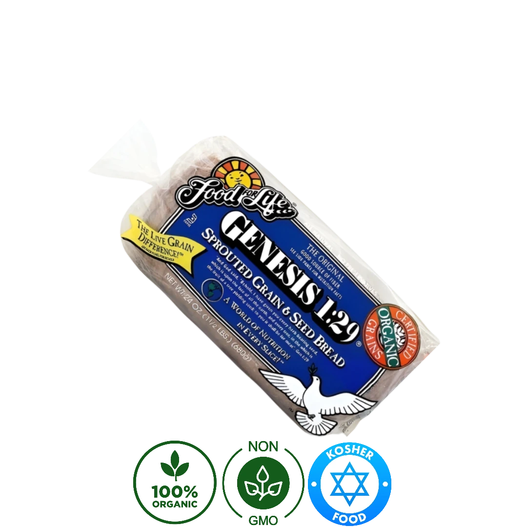 Pan Ezekiel GENESIS de Cereales y Semillas Orgánico 680g
