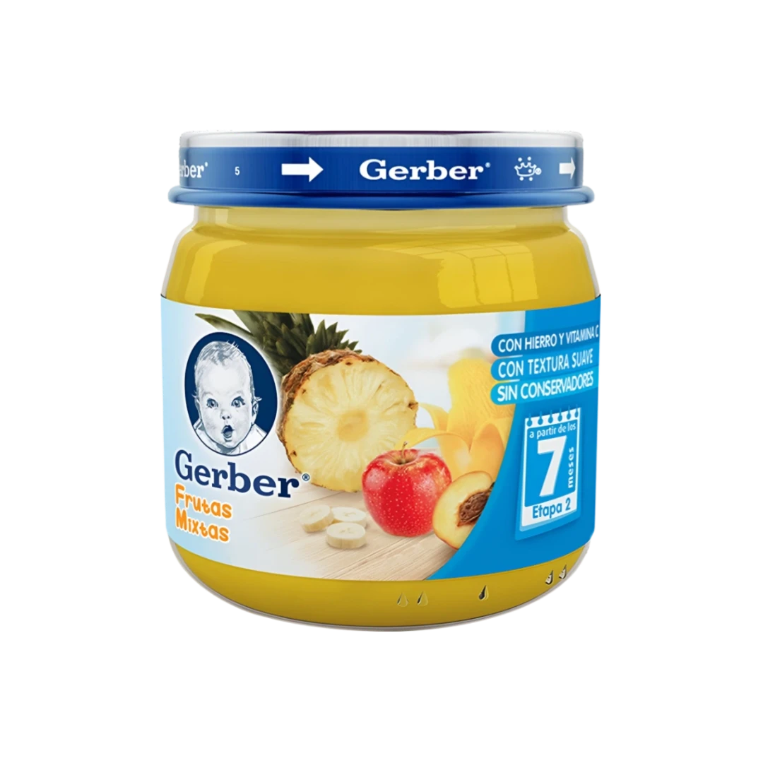 Papilla Frutas Mixtas Et 2 Gerber 113g