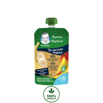 Papilla Para Bebés Orgánico Et2 Plátano Mango 100 g