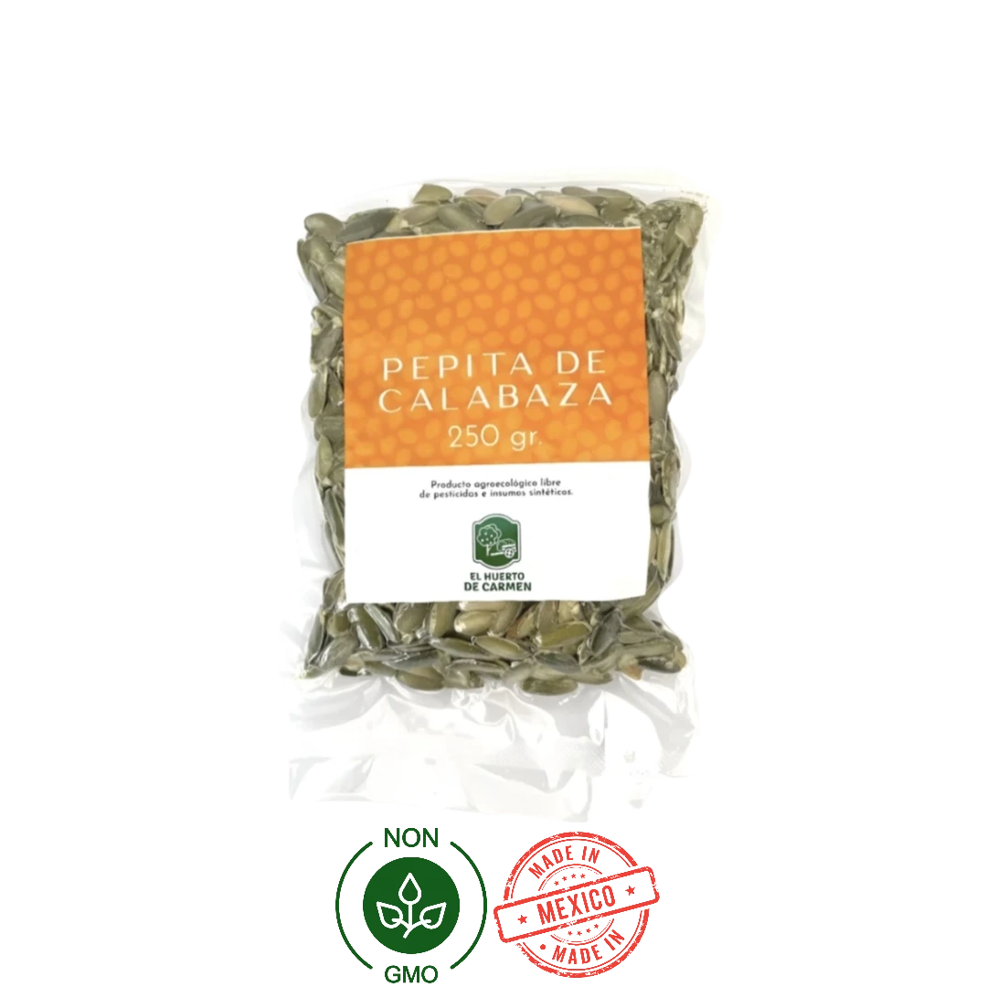 Pepita de Calabaza Pelada Orgánica El Huerto de Carmen 250g